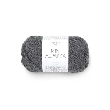 Sandnes Garn Mini Alpakka 1053 Dark Heathered Grey