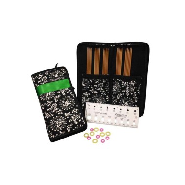 Chiaogoo - Bamboo double point needles dpn 15 cms 6" Sock Set