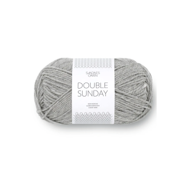 Sandnes Garn Double Sunday 1042 Heathered Grey