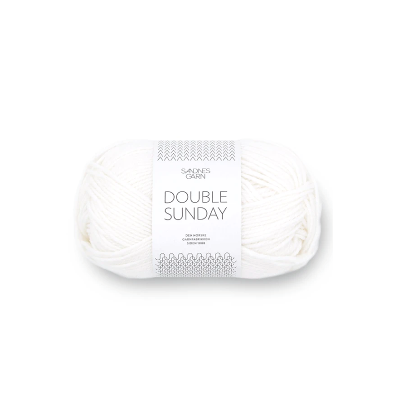 Sandnes Garn Double Sunday 1001 White