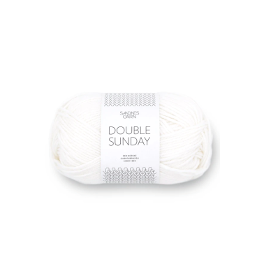 Sandnes Garn Double Sunday 1001 White