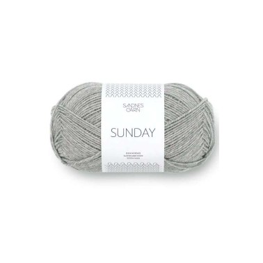 Sandnes Garn Sunday 1042 Heathered Grey