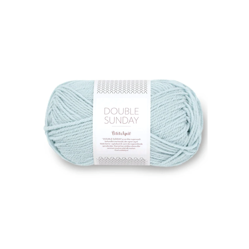 Sandnes Garn Double Sunday - 5930 Light Blue Petite Knit