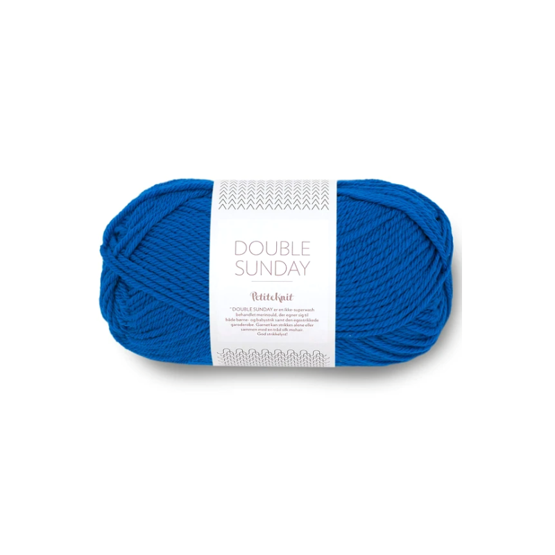 Sandnes Garn Double Sunday - 6046 Jolly Blue Petite Knit