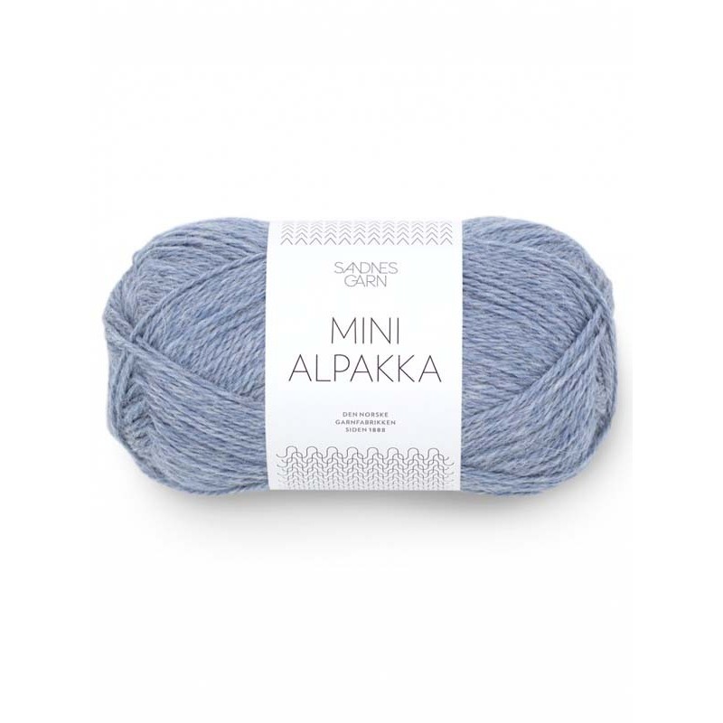 Sandnes Garn Mini Alpakka - 6221 Light Heathered Blue