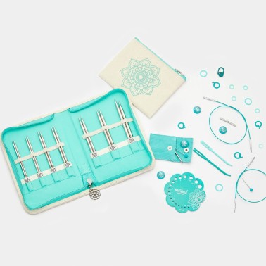 Knit Pro The Mindful Collection - Set Kindness - Agujas Intercambiables metal 4" 10cms