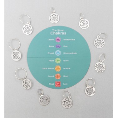 Knit Pro - Marcapuntos variados de Mindful Collection *Chakra