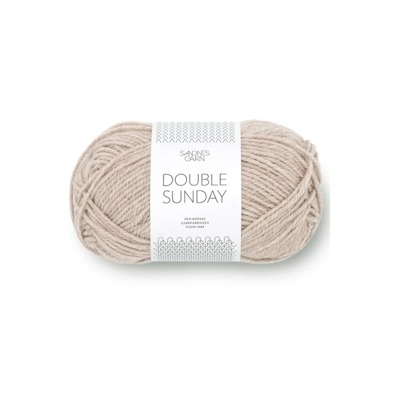 Sandnes Garn Double Sunday - 2650 Heathered Beige
