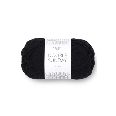 Sandnes Garn Double Sunday 1099 Black
