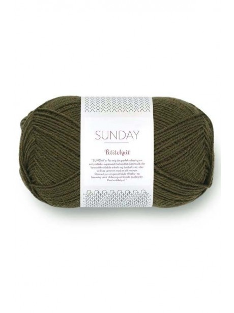 Sandnes Garn Sunday - 9882 Chocolate Petite Knit