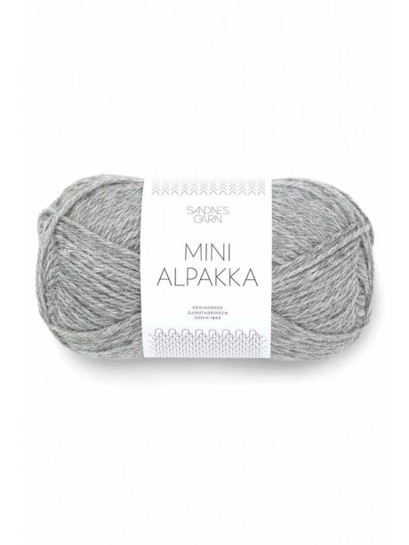 Sandnes Garn Mini Alpakka - 1042 Heathered Grey