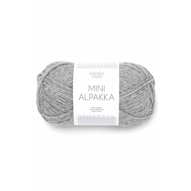 Sandnes Garn Mini Alpakka - 1042 Heathered Grey