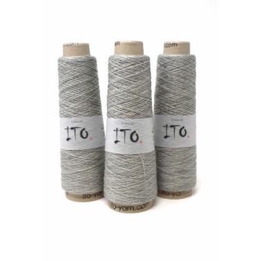 Ito Yarns Shio - 443 Snow Gray