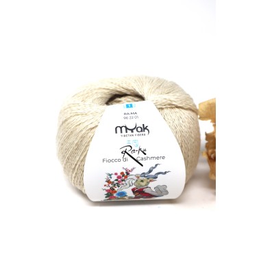mYak - Ra-Ku Fiocco Di Tibetan Cashmere Lace - Ra - ma