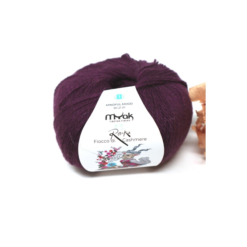mYak - Ra-Ku Fiocco Di Tibetan Cashmere Lace - Under the Tree