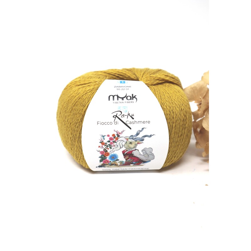 mYak - Ra-Ku Fiocco Di Tibetan Cashmere Lace - Zabaione