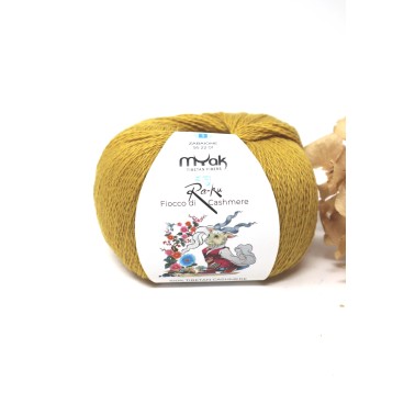 mYak - Ra-Ku Fiocco Di Tibetan Cashmere Lace - Zabaione