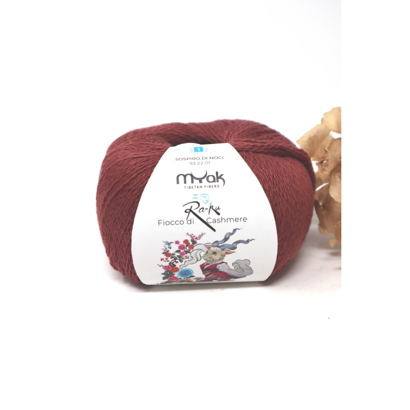 mYak - Ra-Ku Fiocco Di Tibetan Cashmere Lace - Zabaione