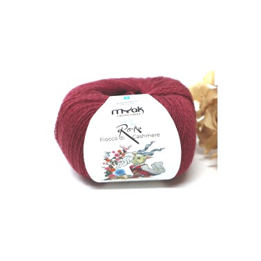 mYak - Ra-Ku Fiocco Di Tibetan Cashmere Lace - Teroldego