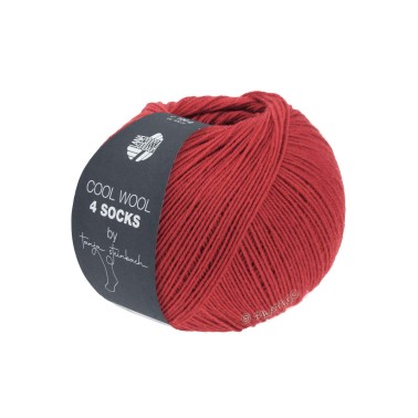 Cool Wool 4 Socks - 7715 Dark Red