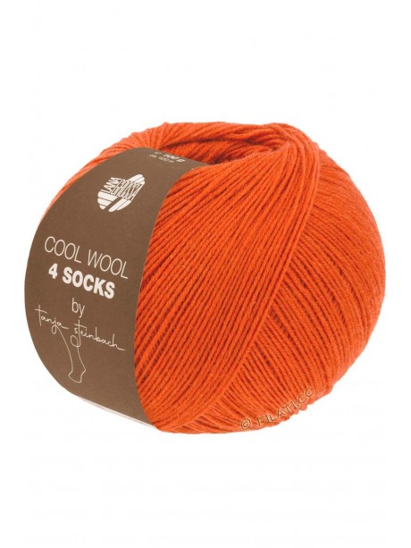 Cool Wool 4 Socks - 7722 Orange