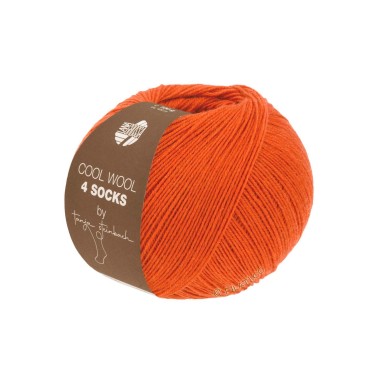 Cool Wool 4 Socks - 7722 Orange