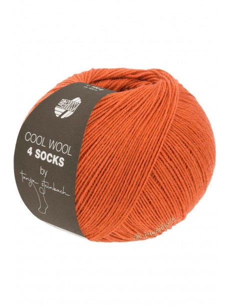 Cool Wool 4 Socks - 7714 Terracota