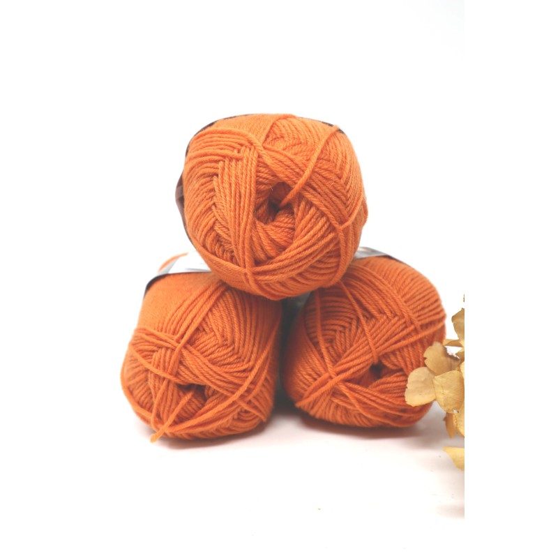 Cashmere Sock Meilenweit 51 Orange