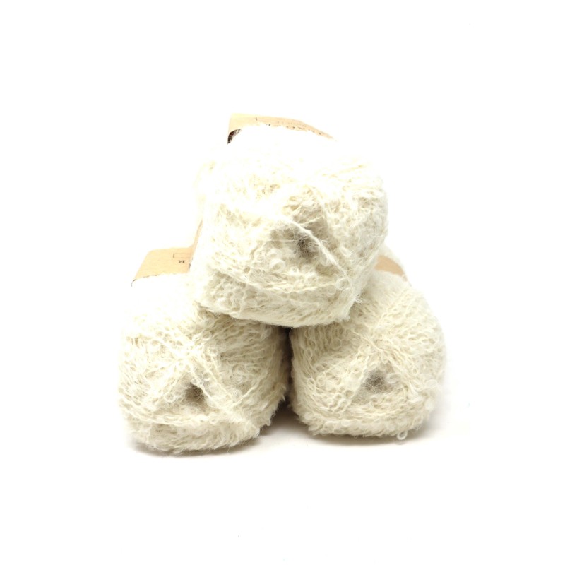 Isager Bouclé - E0 Cream Natural