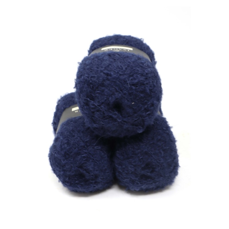 Isager Bouclé - 100 Navy