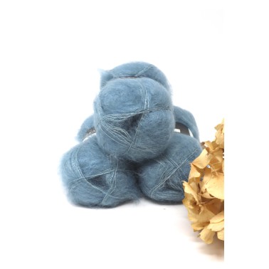 Isager Silk Mohair - 11 Light Blue
