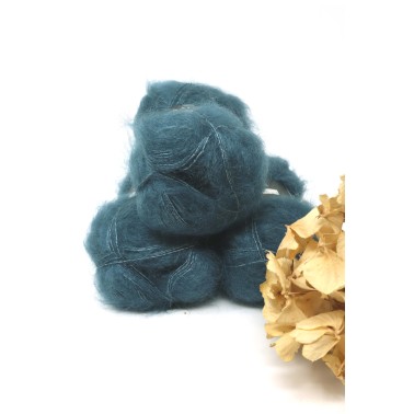 Isager Silk Mohair - 16 Blue Green