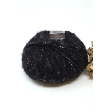 Fine Tweed Haze - 009 Nero