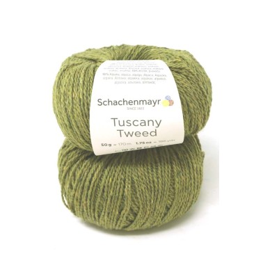 Schachenmayr Tuscany Tweed 072 Green Mustard