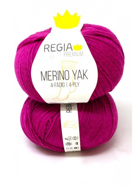 Regia - Merino Yak Premium 7524 Fucsia