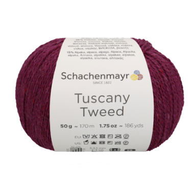 Schachenmayr Tuscany Tweed 034 Raspberry