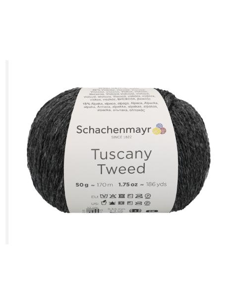 Schachenmayr Tuscany Tweed 098 Antracite