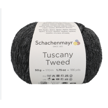 Schachenmayr Tuscany Tweed 098 Antracite