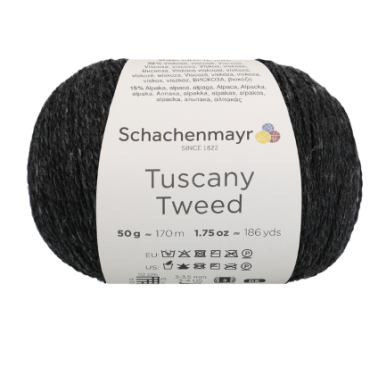 Schachenmayr Tuscany Tweed 097 Dark Grey