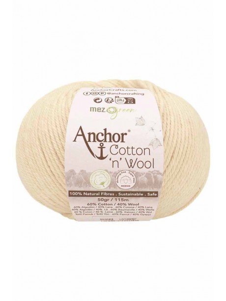 Anchor Cotton 'N' Wool - 404 Beige