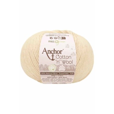 Anchor Cotton 'N' Wool - 404 Beige