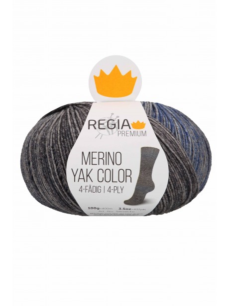 Regia - Merino Yak Premium Color 8516 Stormy Sky