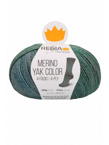 Regia - Merino Yak Premium Color 8511 Jade Grey