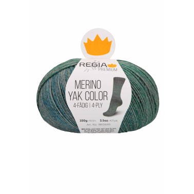 Regia - Merino Yak Premium Color 8511 Jade Grey