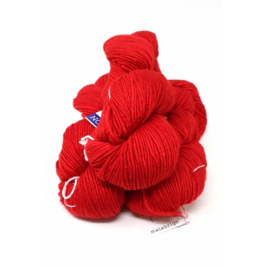  Malabrigo Worsted - Vermillion 024 hilo worsted ideal para proyectos rápidos