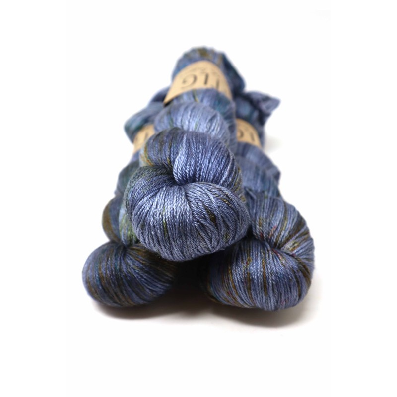 LITLG Silk Merino - Blue Silver