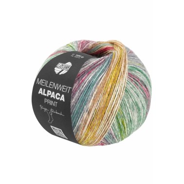 Lana Grossa Sock Meilenweit 100G Alpaca Print - 2104