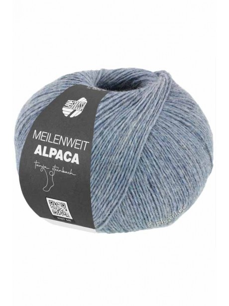 Lana Grossa Sock Meilenweit 100G Alpaca - 2011 Grey Blue