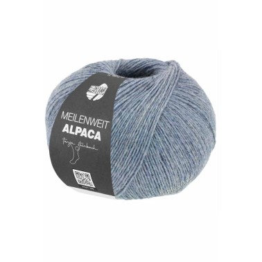 Lana Grossa Sock Meilenweit 100G Alpaca - 2011 Grey Blue