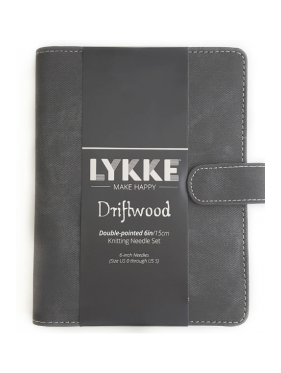 Lykke - Set aiguilles double pointe dpn 15 cm 6" Driftwood Grey Denim Set